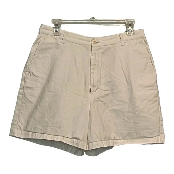 LAND'S END‎ WHITE SHORTS POCKETS 5" INSEAM SIZE 12 - Picture 1 of 5